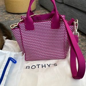 ROTHYS BERRY WEAVE STORE EXCLUSIVE MINI CROSSBODY BAG WITH DUST BAG